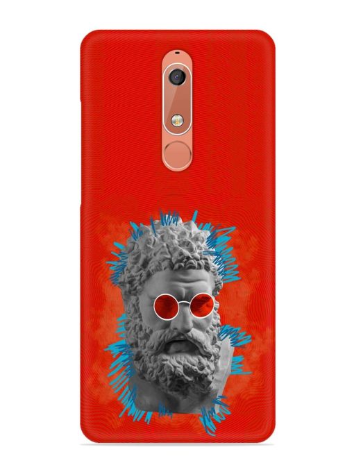 Contemporary Art Concept Snap Case for Nokia 5.1 Zapvi