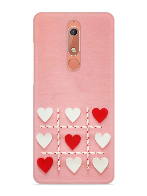 Valentines Day Concept Snap Case for Nokia 5.1 Zapvi