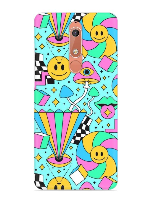 Trippy Rainbow 60S Snap Case for Nokia 5.1