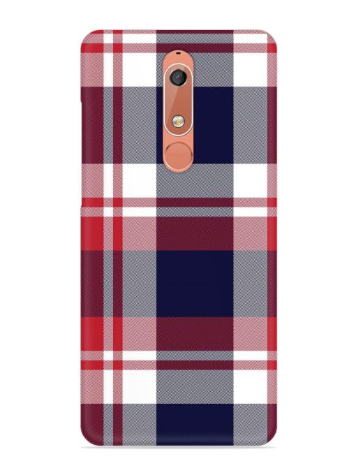 Classic Plaid Tartan Snap Case for Nokia 5.1 Zapvi