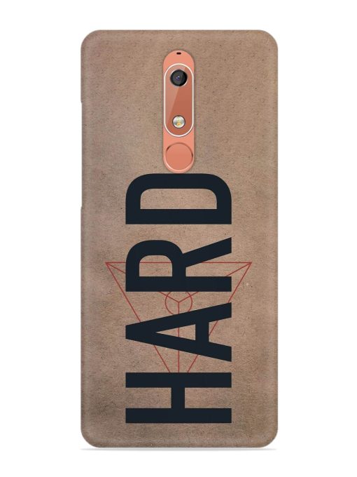 Hard Typo Snap Case for Nokia 5.1 Zapvi