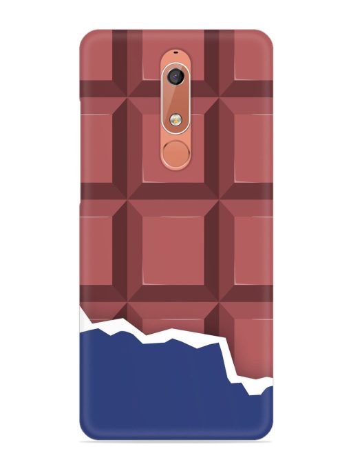 Chocolate Vector Art Snap Case for Nokia 5.1 Zapvi