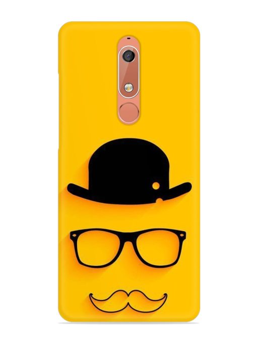 Classic Face Vector Snap Case for Nokia 5.1