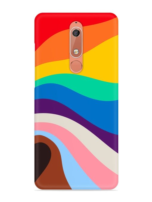 Minimal Pride Art Snap Case for Nokia 5.1