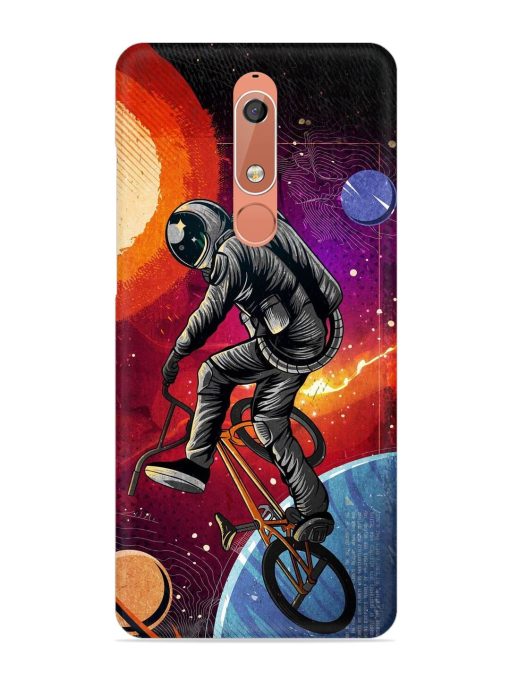 Super Eclipse Bmx Bike Snap Case for Nokia 5.1 Zapvi