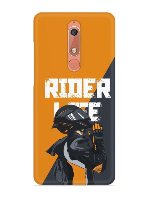 Rider Life Snap Case for Nokia 5.1