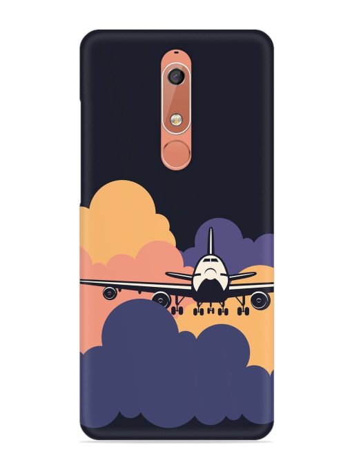 Aeroplane vector Snap Case for Nokia 5.1 Zapvi