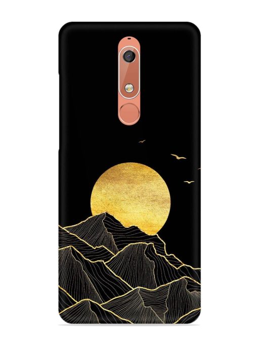 Golden Sunrise Snap Case for Nokia 5.1 Zapvi