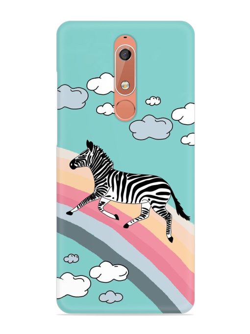 Running Zebra Snap Case for Nokia 5.1 Zapvi