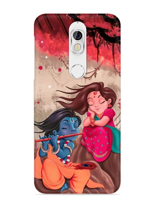 Radhe Krishna Water Art Snap Case for Nokia 7 Zapvi