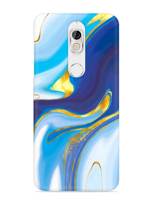 Watercolor Background With Golden Foil Snap Case for Nokia 7 Zapvi