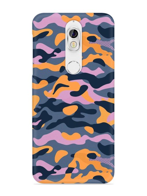 Camouflage Army Military English Orange Art Snap Case for Nokia 7