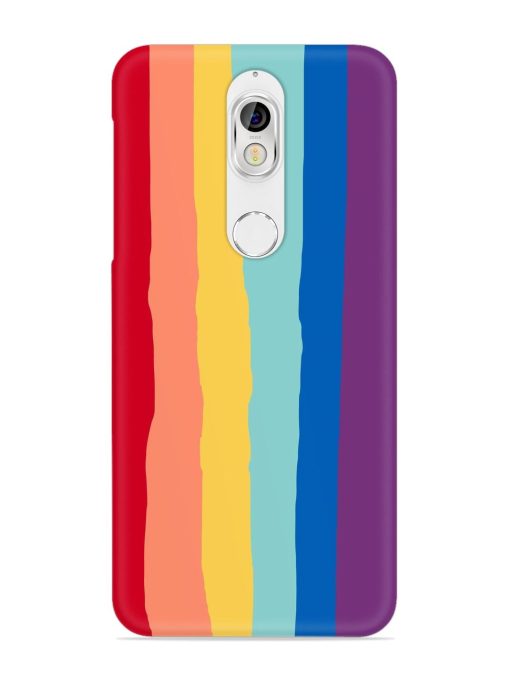 Rainbow Genuine Liquid Snap Case for Nokia 7 Zapvi