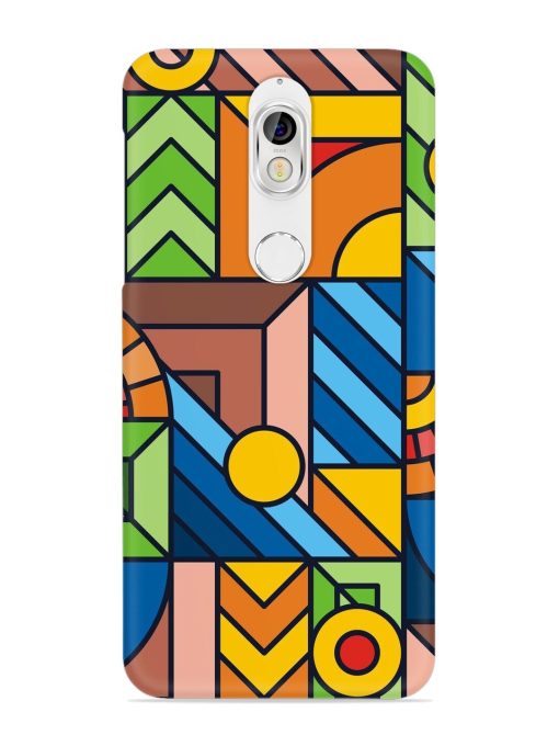 Colorful Geometric Snap Case for Nokia 7