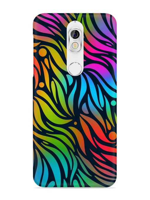 Abstract Leaf Design Snap Case for Nokia 7 Zapvi