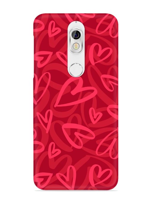 Seamless Romantic Pattern Snap Case for Nokia 7 Zapvi