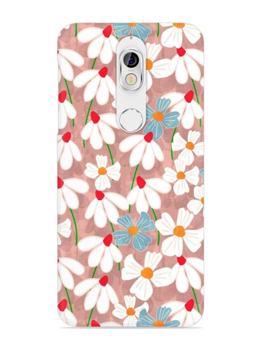 Abstract Petal Flowers Snap Case for Nokia 7 Zapvi