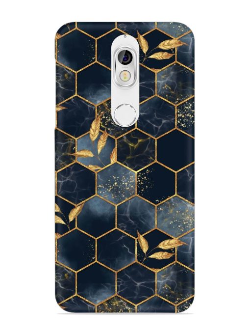 Marble Hexagon Seamless Snap Case for Nokia 7 Zapvi