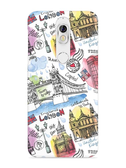 Vector London Landmark Snap Case for Nokia 7 Zapvi