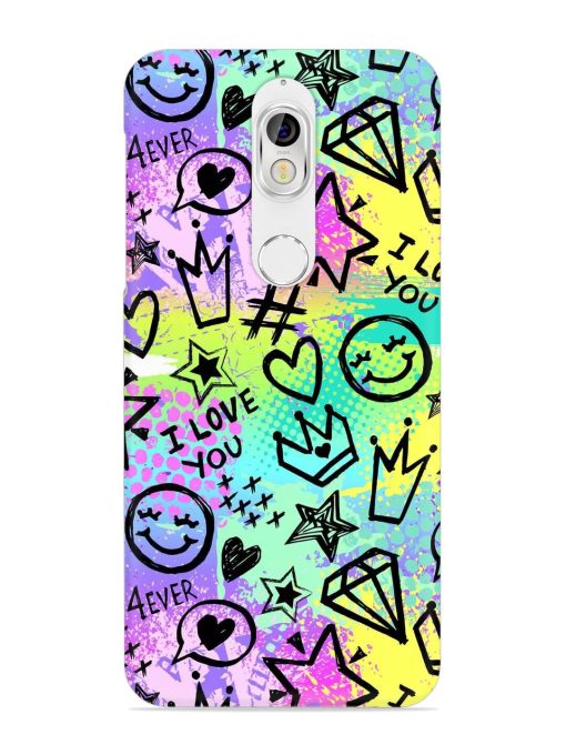 Bright Seamless Pattern Snap Case for Nokia 7