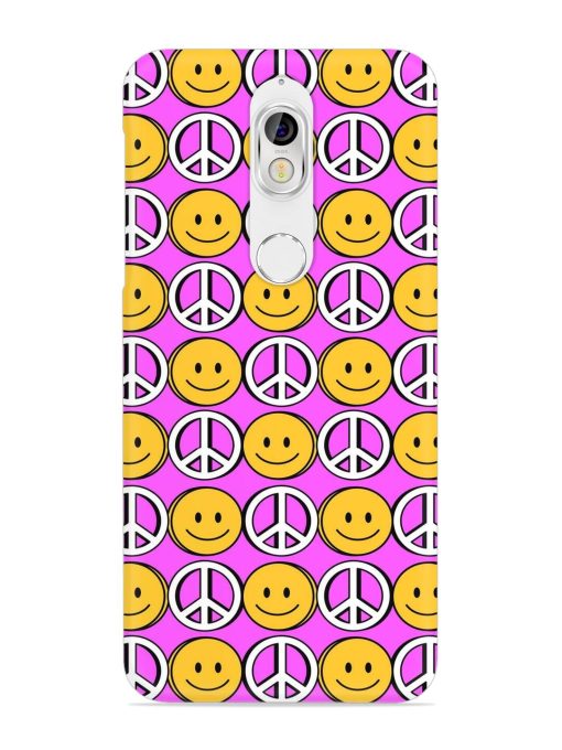 Smiley Face Peace Snap Case for Nokia 7 Zapvi