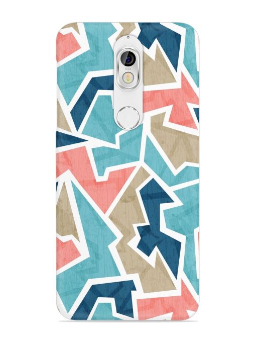 Vintage Geometric Triangle Snap Case for Nokia 7 Zapvi