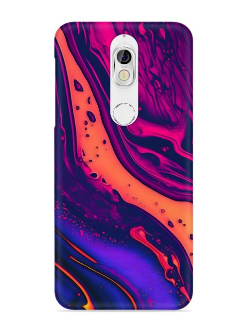 Fluid Blue Pink Art Snap Case for Nokia 7