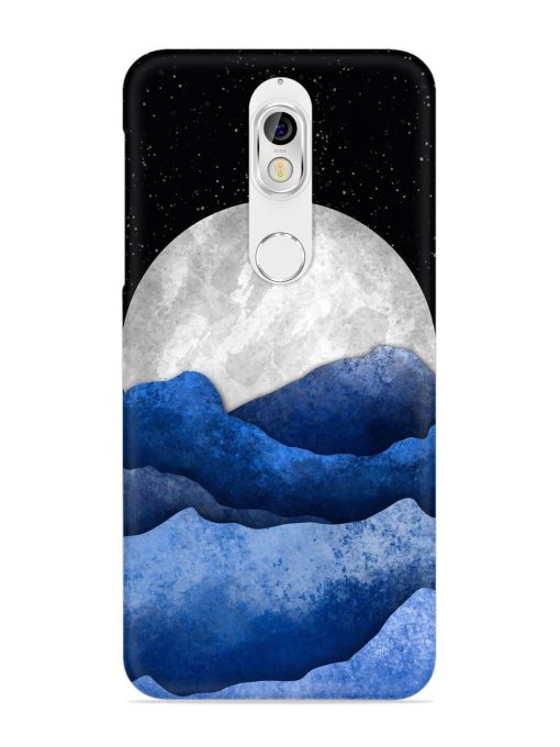 Full Moon Mountain Vector Snap Case for Nokia 7