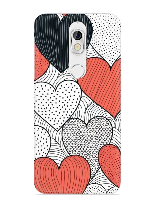 Girly Heart Seamless Snap Case for Nokia 7