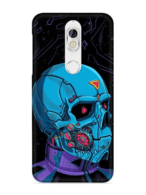 Skull Robo Vector Snap Case for Nokia 7 Zapvi