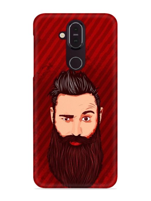 Beardo Man Snap Case for Nokia 7.1 Zapvi