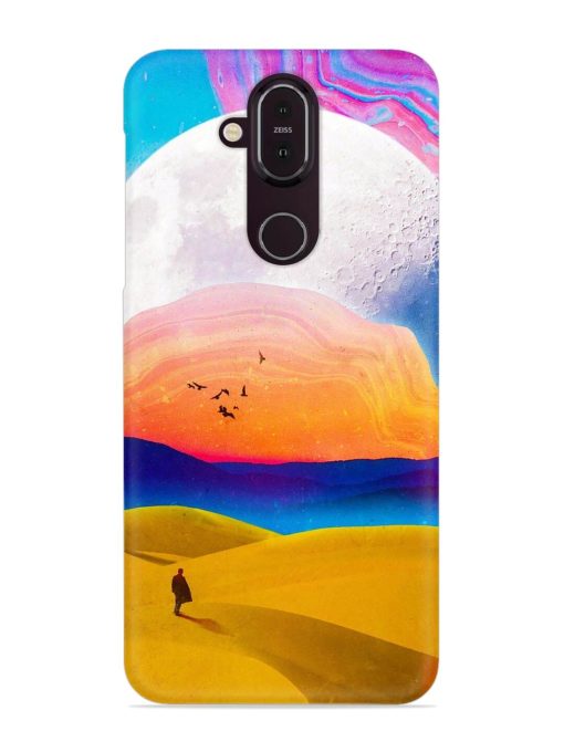 Sandy Desert Snap Case for Nokia 7.1 Zapvi