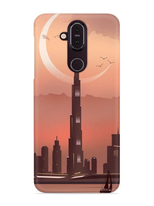 Landmark Burj Khalifa Snap Case for Nokia 7.1 Zapvi