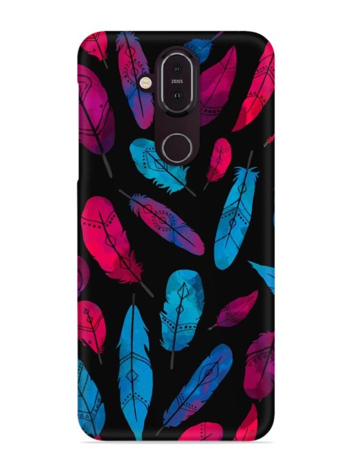 Feather Art Snap Case for Nokia 7.1 Zapvi