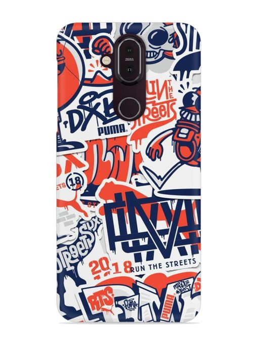 Run The Street Snap Case for Nokia 7.1 Zapvi