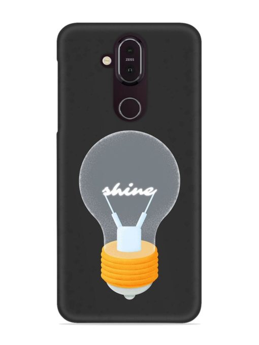 Bulb Background Snap Case for Nokia 7.1 Zapvi