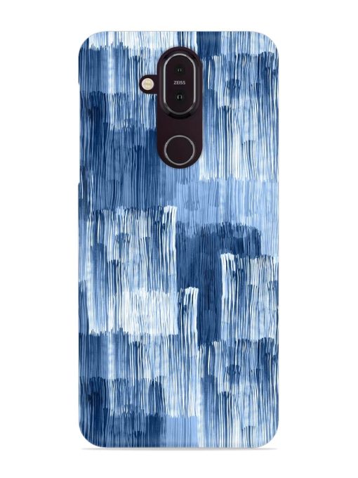 Abstract Pattern Stripes Snap Case for Nokia 7.1 Zapvi