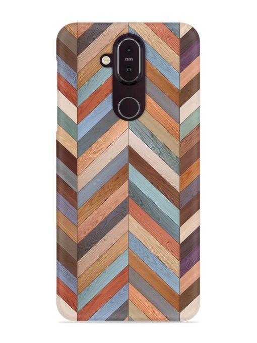 Seamless Wood Parquet Snap Case for Nokia 7.1