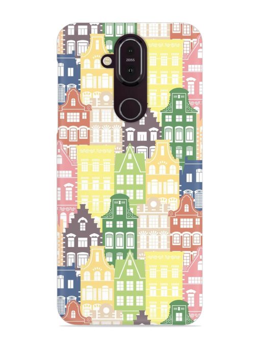 Seamless Shapes Pattern Snap Case for Nokia 7.1