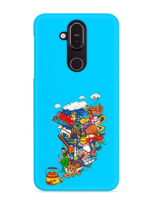 Vector Design Indian Snap Case for Nokia 7.1