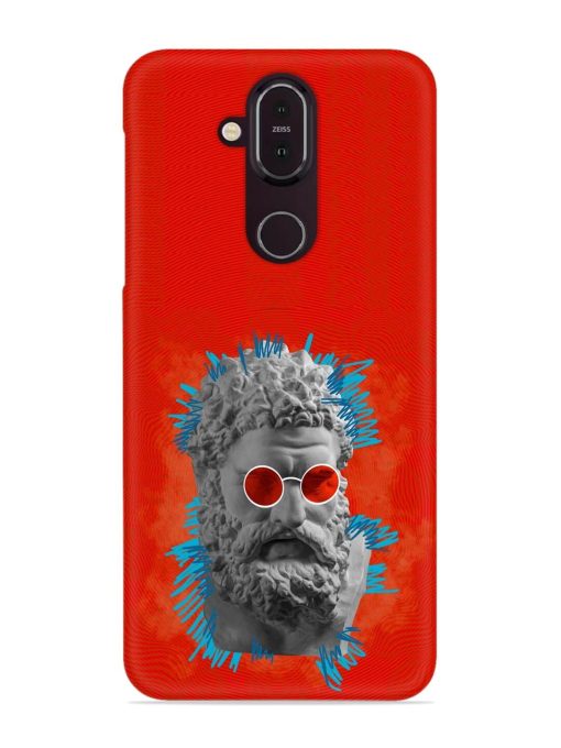 Contemporary Art Concept Snap Case for Nokia 7.1 Zapvi