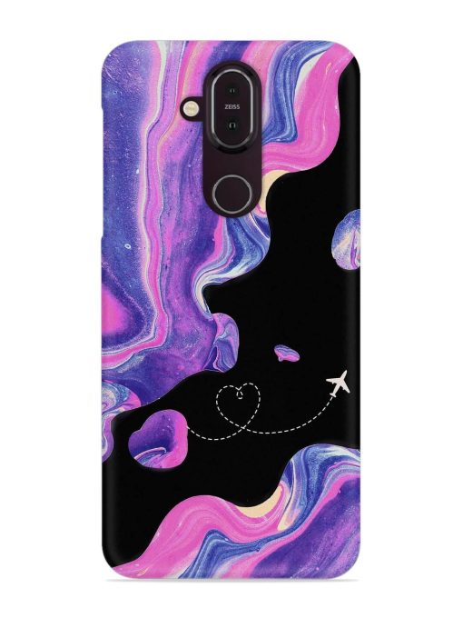 Glitter Art Snap Case for Nokia 7.1 Zapvi