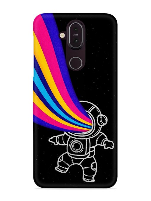 Astronaut Snap Case for Nokia 7.1 Zapvi