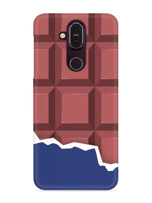 Chocolate Vector Art Snap Case for Nokia 7.1 Zapvi