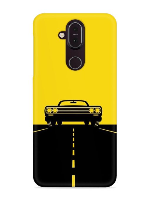 Classic Car Snap Case for Nokia 7.1 Zapvi