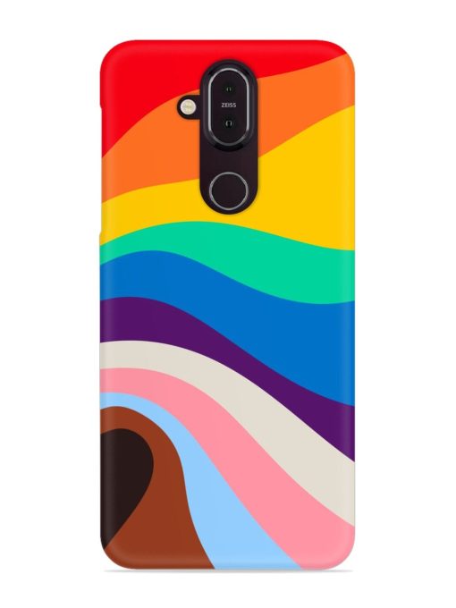 Minimal Pride Art Snap Case for Nokia 7.1