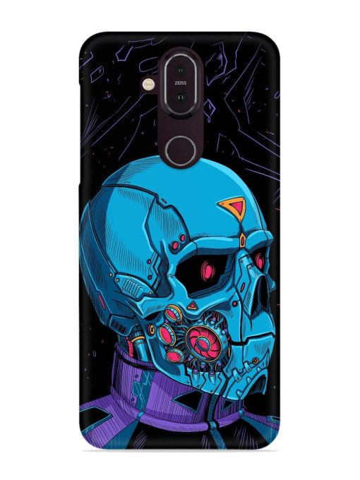 Skull Robo Vector Snap Case for Nokia 7.1