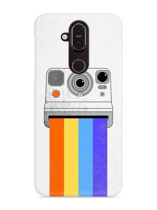 Retro Camera Art Snap Case for Nokia 7.1