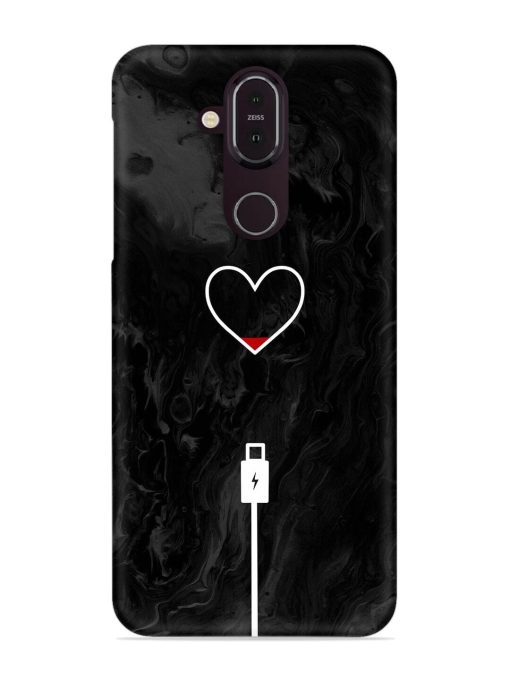 Heart Charging Vector Snap Case for Nokia 7.1 Zapvi