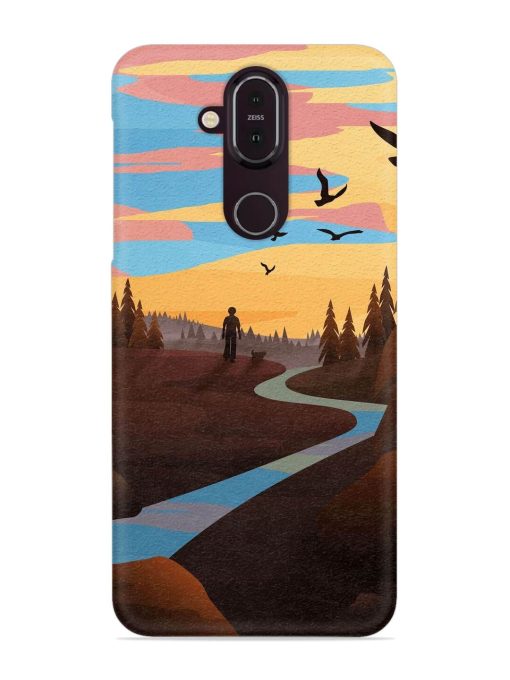 Natural Landscape Art Snap Case for Nokia 7.1